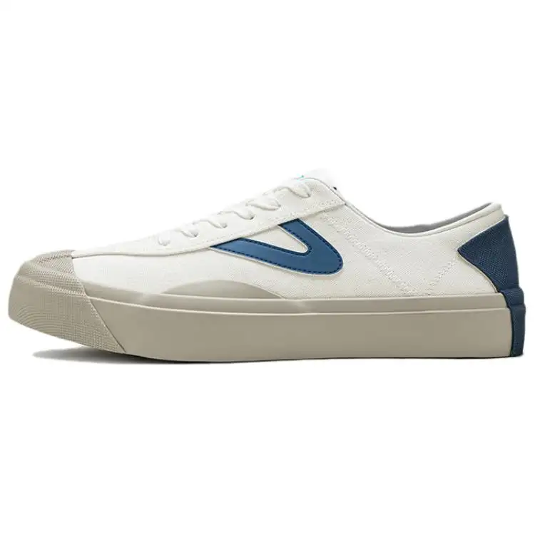 TRETORN Synthetic Leather Low top Skateboard Shoes Unisex Light Gray