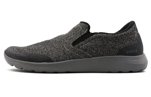 Crocs Outdoor Lightweight Breathable Cozy Athleisure Casual Sports Shoe Black Gray 'Black Grey'