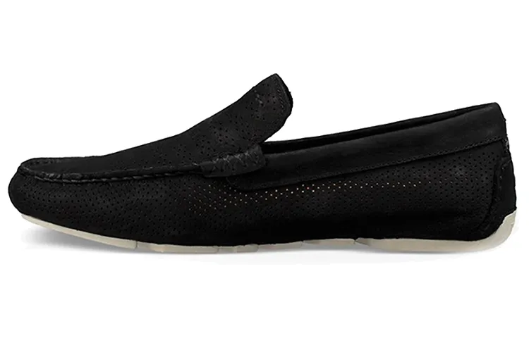 UGG Cruiser Henrick Stripe Perf Slip on Abrasion Resistant Breathable Low top Sports Casual Shoes Men's Black
