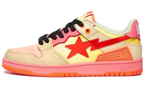 BAPE A BATHING APE Bape SK8 Sta Orange