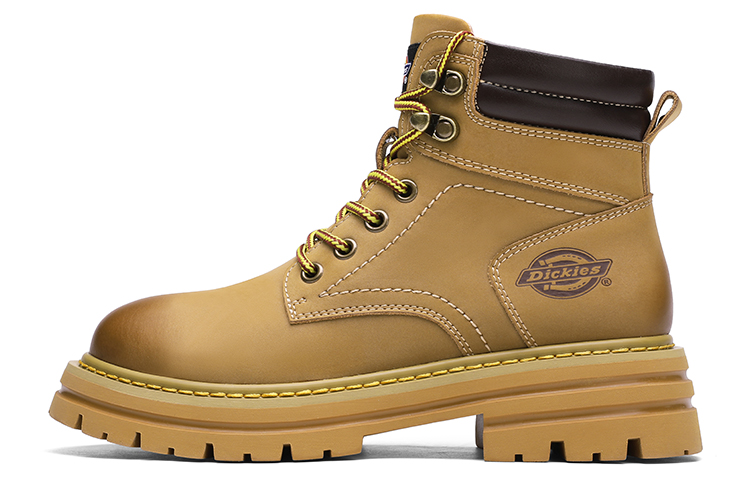 Dickies Cow Split Leather Thermal Crew Outdoor Boots Men's Brown