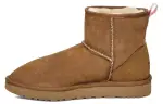 UGG Classic Mini Ii Graphic Logo Fleece Lined Brown Women's