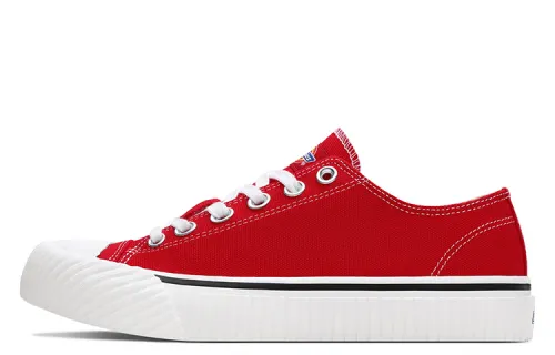 Dickies Canvas Shoes Unisex Low Top Red