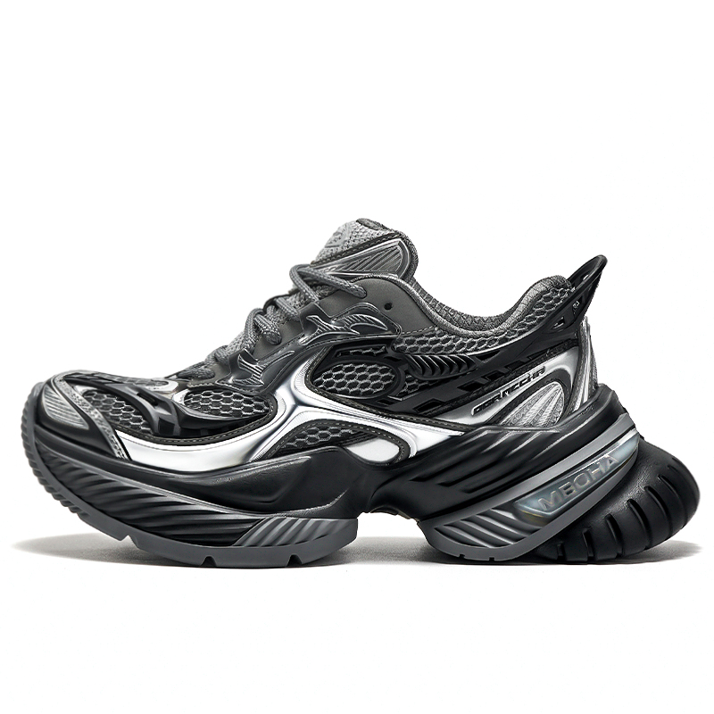 OGR Low top Running Shoes Unisex Deep Iron Black