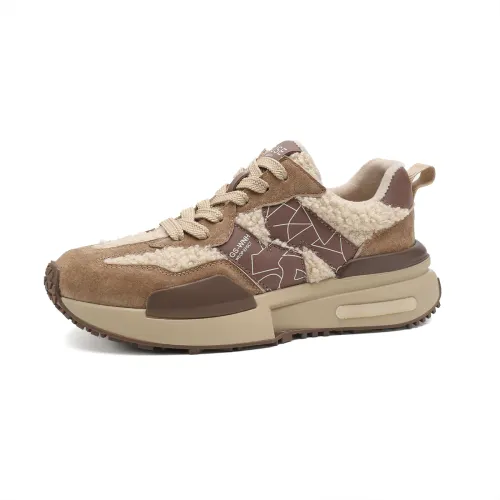 D FUSE SCANDINAVIA Casual Shoes Women's Low Top Brown/Beige