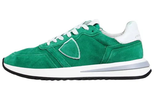 PHILIPPE MODEL Leather Low top Casual Shoes Men's Green