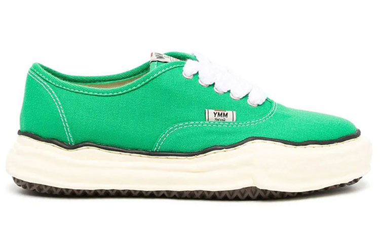 Женские кеды MIHARA YASUHIRO Baker OG Sole (зеленые) — фото 2