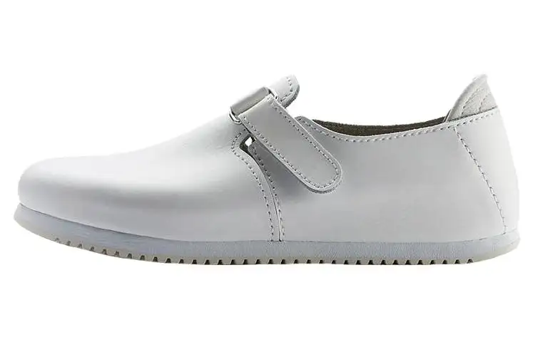 Birkenstock Linz Collection Cow Leather Casual Shoes Women's White Narrow