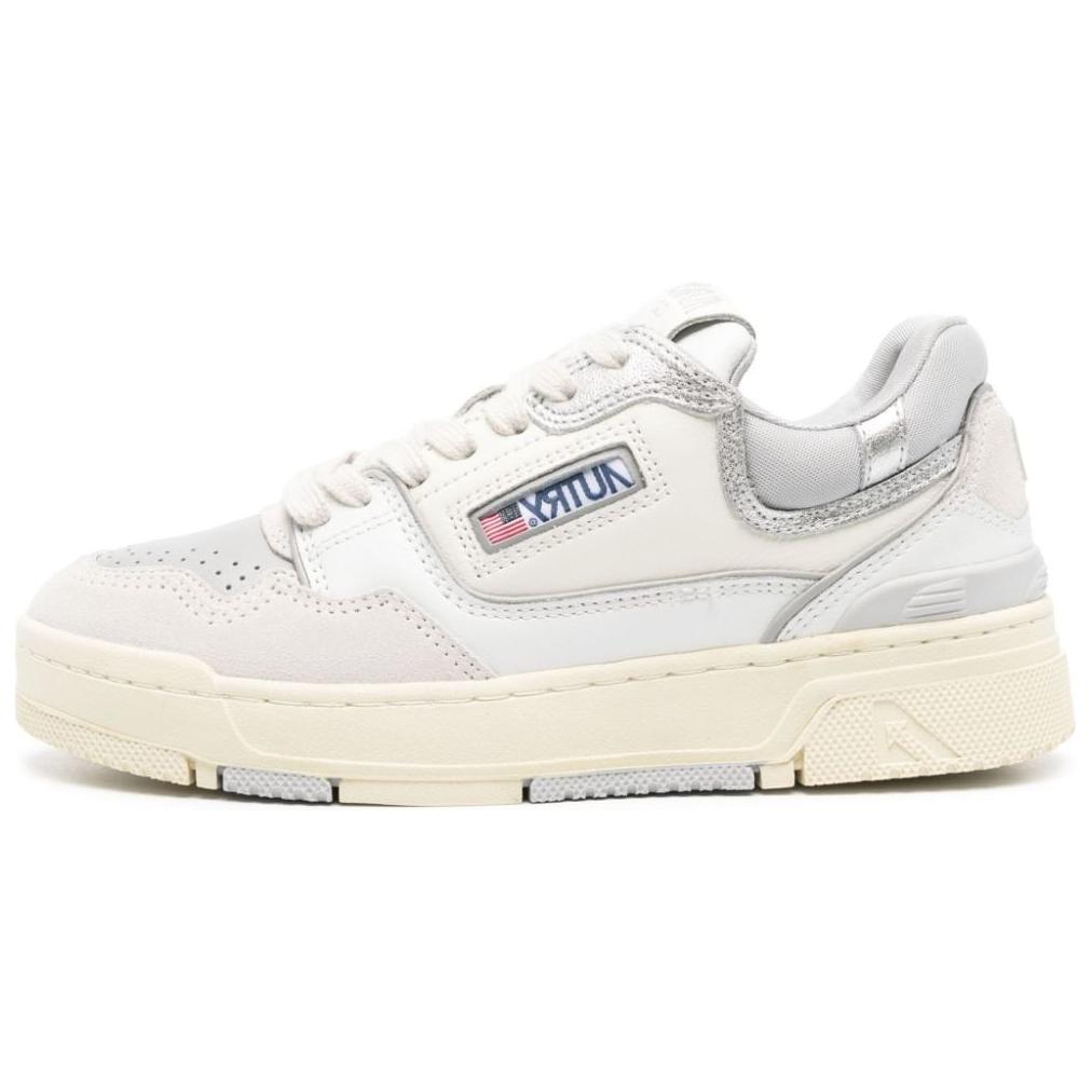 AUTRY Clc Fashion Trend Low top Skateboard Shoes Women's Beige Gray