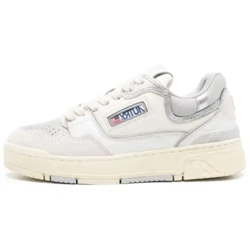 AUTRY Clc Fashion Trend Low top Skateboard Shoes Women's Beige Gray
