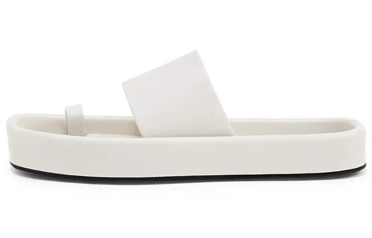 CHARLES&KEITH Pu Slippers Women's White