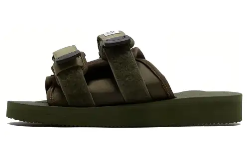 Suicoke Slide Slippers Women's Olive Green