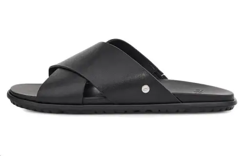 UGG Leather Stylish Sandal Women's Black