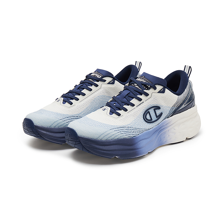 Champion Support Low top Running Shoes Men’s Milk White/Marine Blue