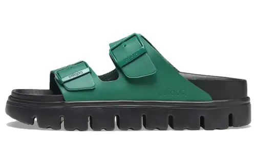 Birkenstock Slide Slippers Unisex Green Narrow