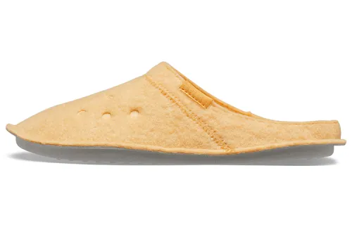 Crocs Classic Casual Thicken Stay Warm Unisex Yellow Slippers