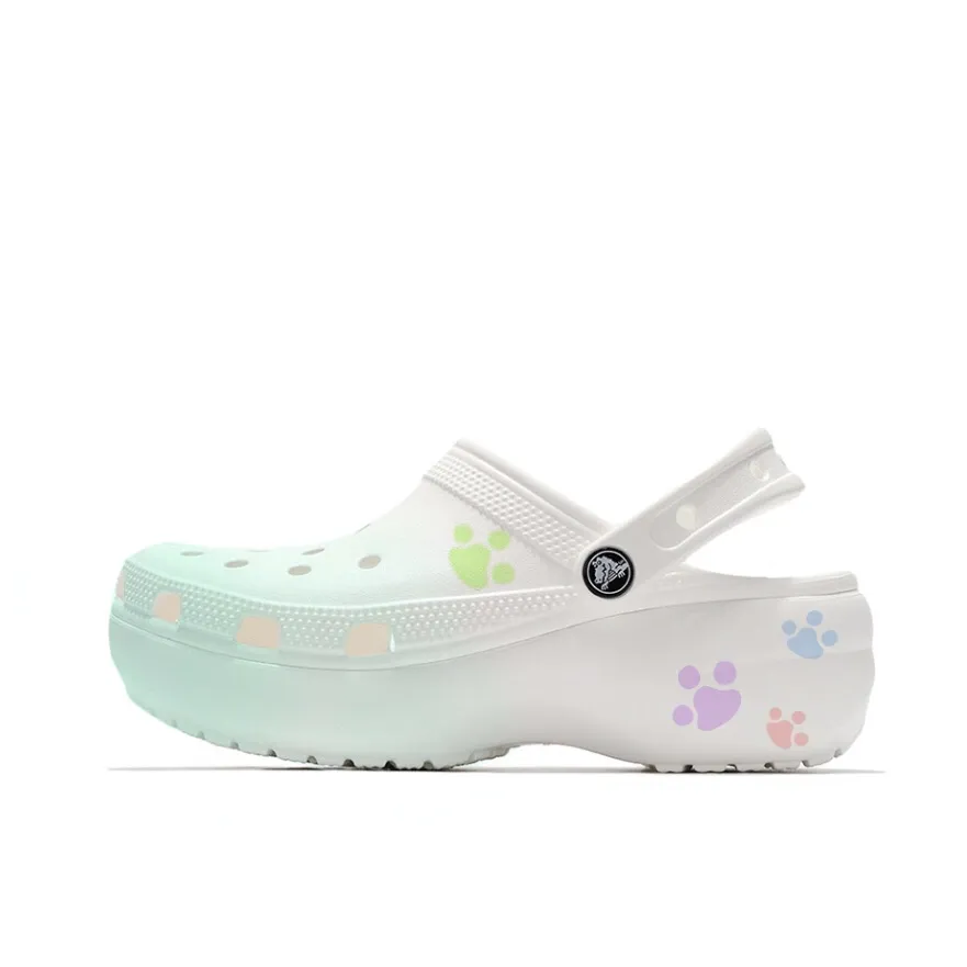 Crocs Classic Platform Clog EVA Clogs Unisex Green