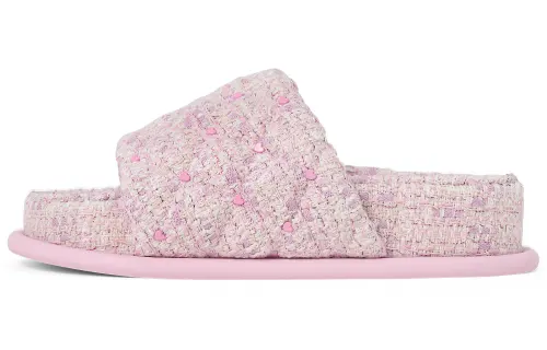 CHARLES&KEITH Composite Sole Quiet Slide Slippers Women's Pink