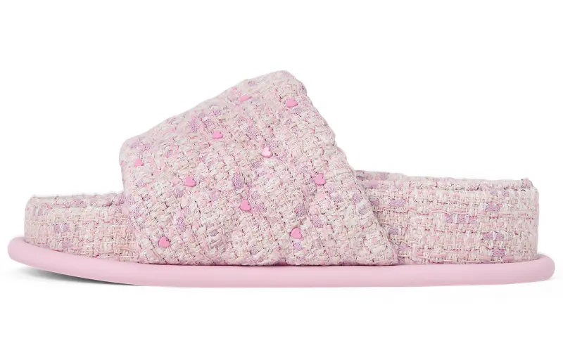 CHARLES&KEITH Composite Sole Quiet Slide Slippers Women's Pink