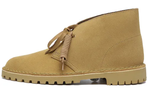 Clarks Desert Rock Ankle Length Outdoor Boots Men's Burnt Yellow