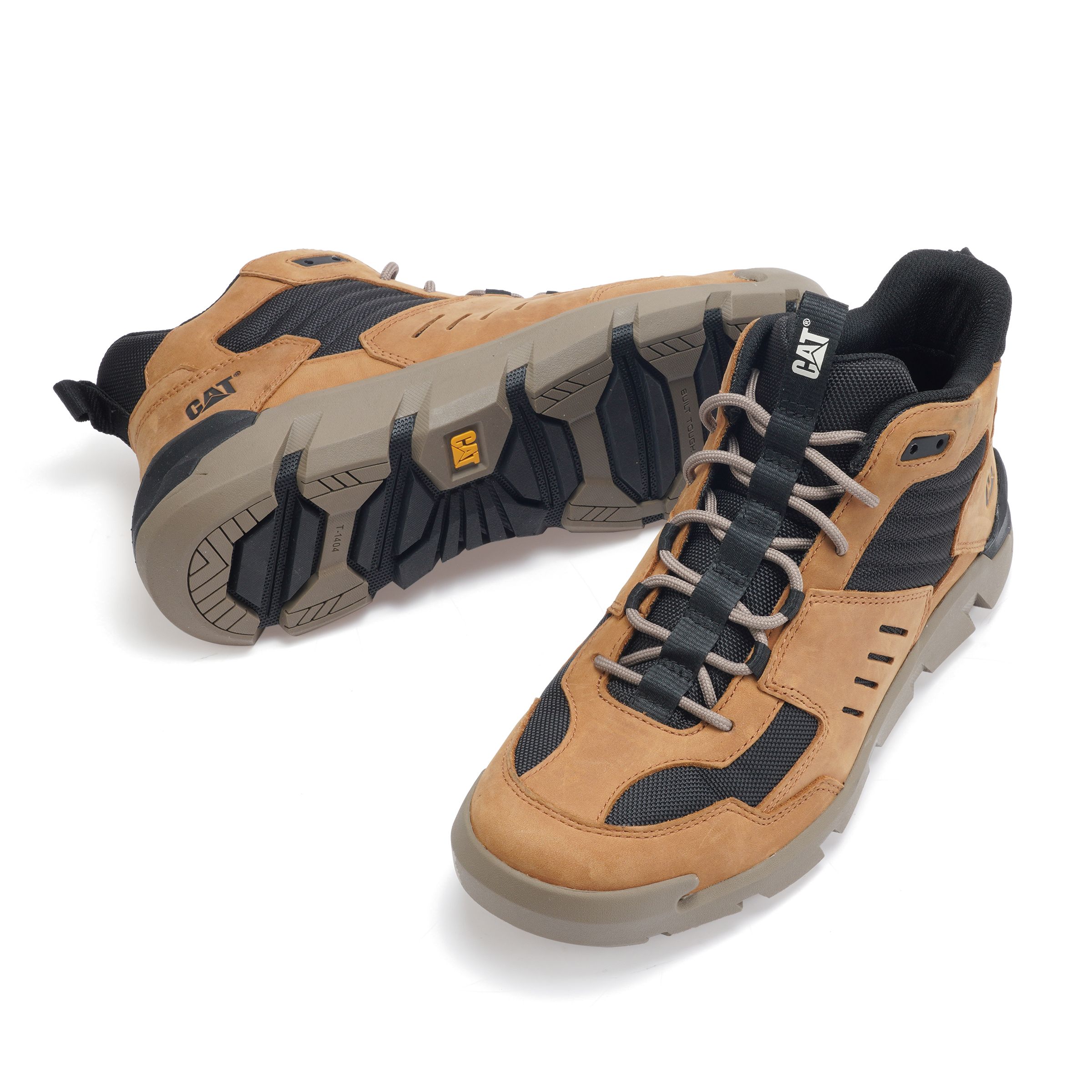 CAT Crail Sport Slip Resistant Mid top Outdoor Shoes Men’s Brown