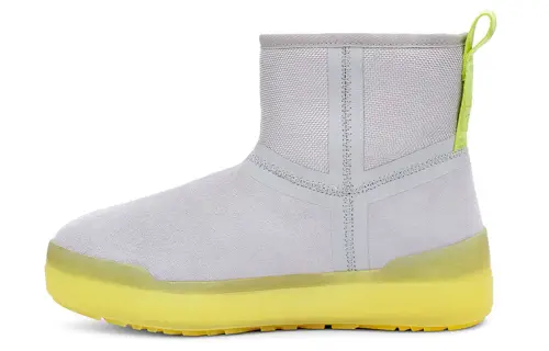 UGG Classic Tech Mini Snow Boots Gray Women's