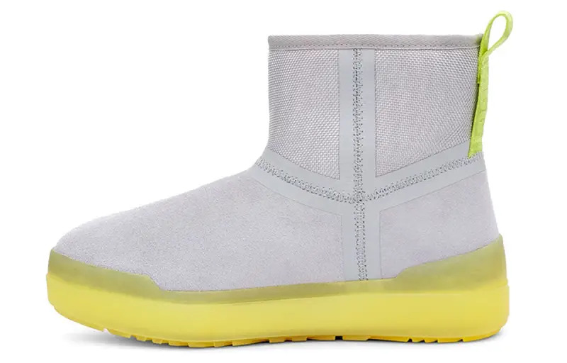 UGG Classic Tech Mini Snow Boots Gray Women's