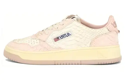 AUTRY Medalist Snakeskin-effect Leather Sneakers