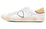PHILIPPE MODEL Canvas Low top Skateboard Shoes Men's White Gray