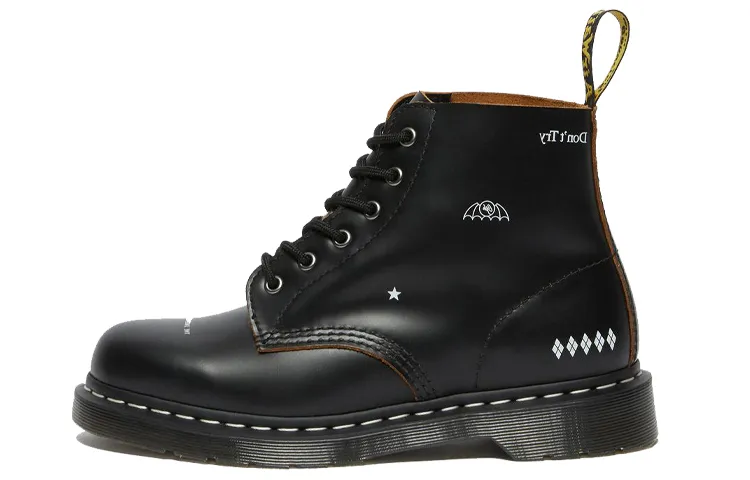 Dr. Martens Goodhood X Dr. Martens Unisex 101 Combat Boots Black