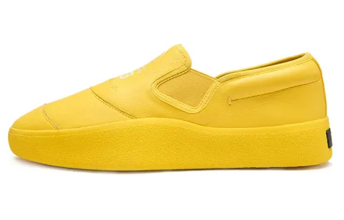 Y 3 Leather Low top Sports Casual Shoes Yellow