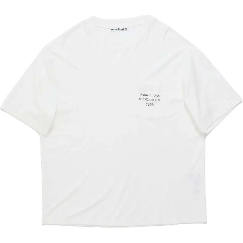 Acne Studios Logo Printed Crewneck T-Shirt