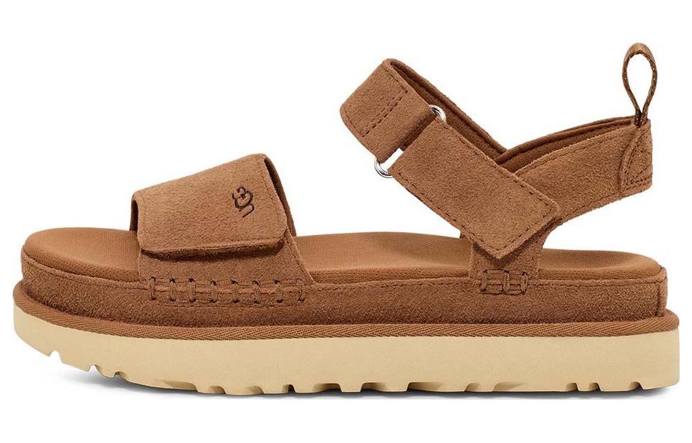 Женские сандалии UGG Goldenstar (коричневые)
