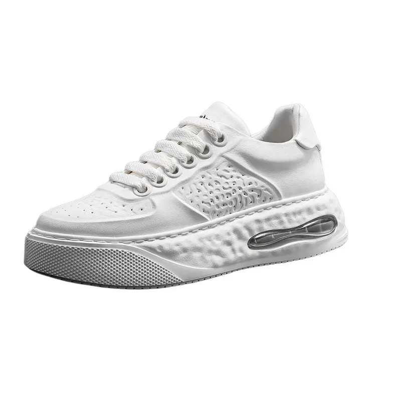 JANE HARLOW Leather Low top Skateboard Shoes Men's White