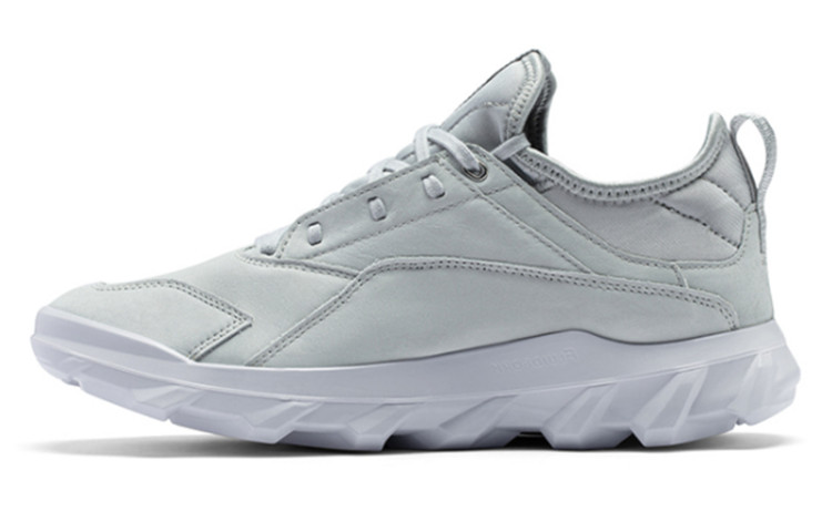 Ecco Driver Cushioning Abrasion Resistant Coverage Low top Running Shoes Men's Cement Gray