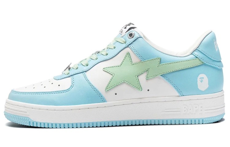 Мужские кеды A BATHING APE A BATHING APE STA (сине-зеленые)