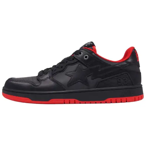 A BATHING APE SK8 STA Slip Resistant Abrasion Resistant Low top Skateboard Shoes Men's