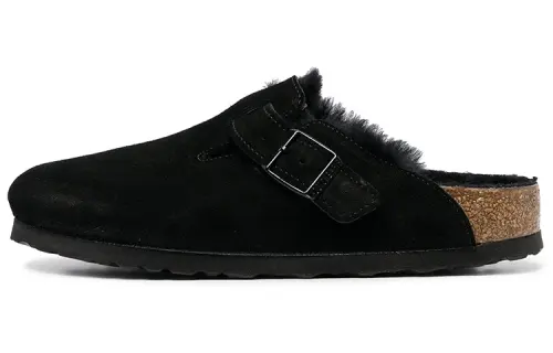 Birkenstock Boston No Special Function Closed Toe Slippers Men's Black