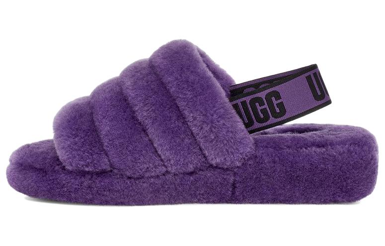 UGG FLUFF YEAH Shearling Slippers Women's Purple