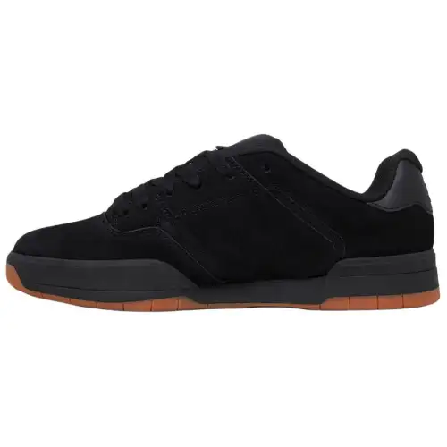 DC Shoes Low top Skateboard Shoes Men's Black Orange