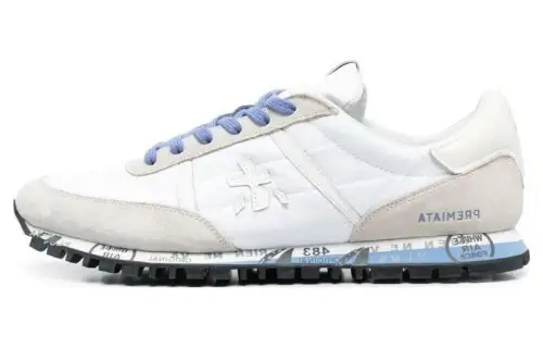 PREMIATA Leather Low top Casual Shoes Men's White