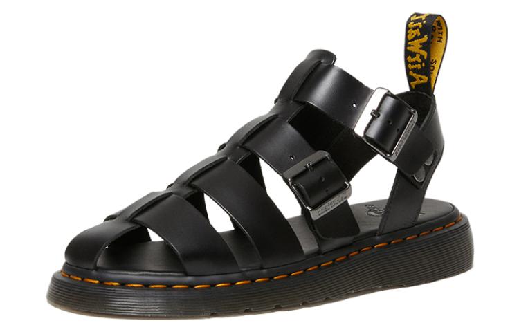 Dr.Martens Leather Roman Sandals Unisex Black