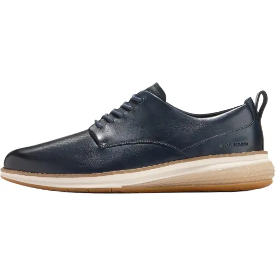 COLE HAAN Oxford Casual Leather Shoes Cow Leather Casual Shoes Men's Navy Blue