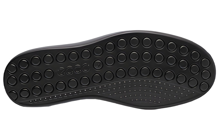 Ecco Fluttershy Cool Classic Collection Leather Low top Skateboard Shoes Men's Black