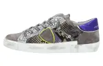 PHILIPPE MODEL Suede Sports Casual Shoes Women's Gray