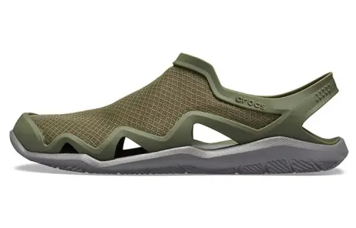 Crocs Swiftwater Mesh Wave Sandals 'Army Green'