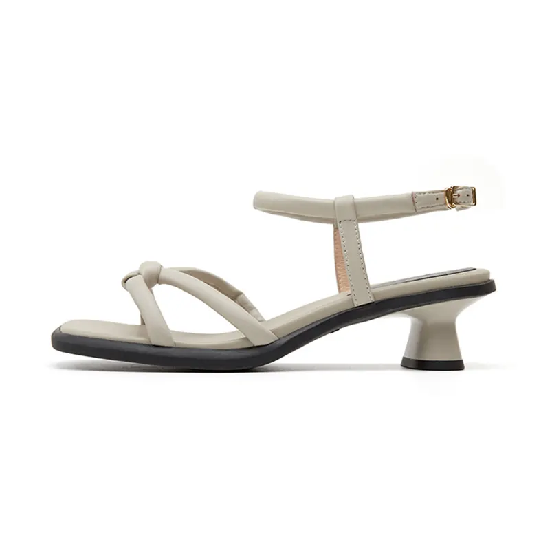 Marie Claire Sheepskin Fashion Trend One Strap Sandals Women's