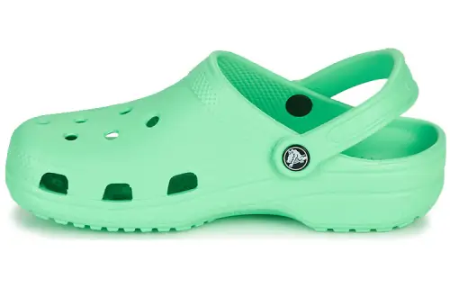 Crocs Classic Outdoor Flat Heel Sports Slippers Green
