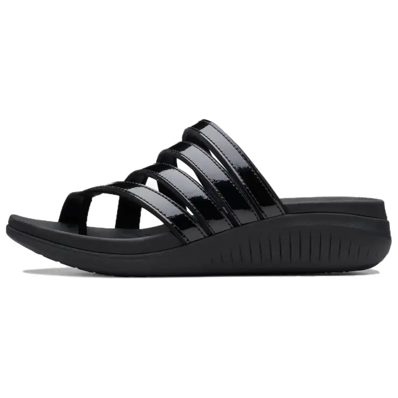 Clarks Slide Slippers Women's Black