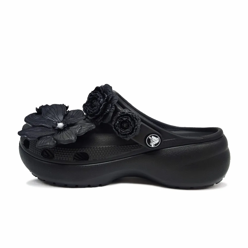 Crocs Classic Platform Clog Clogs Women's Black
